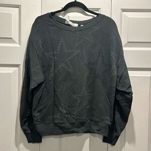 CHRLDR Gray Crew Neck Sweatshirt, Size Large